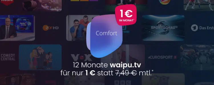 waipu.tv für 1€