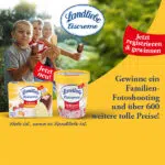 Landliebe Eiscreme Gewinnspiel Familien-Fotoshooting