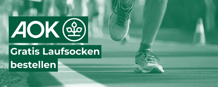 AOK verschenkt Laufsocken