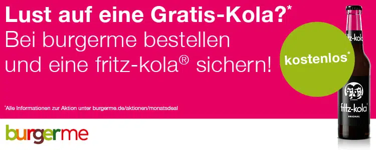 burgerme Gratis fritz-kola