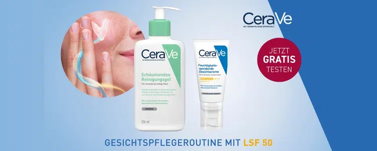 CeraVe Proben kostenlos Reinigungsgel & Gesichtscreme