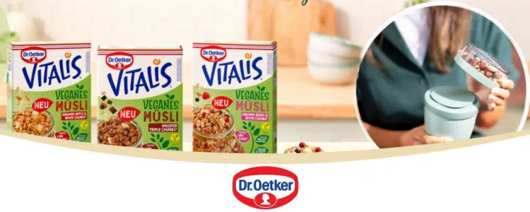Dr. Oetker Gewinnspiel veganes Müsli