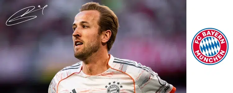 FC Bayern München Gewinnspiel Kane Trikot