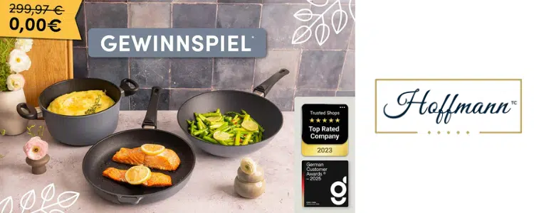 Hoffmann-Gewinnspiel; Kochset gewinnen