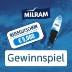 Milram Gewinnspiel Reisegutschein