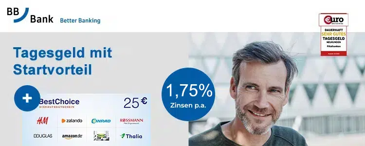 Tagesgeldkonto bei BBbank 