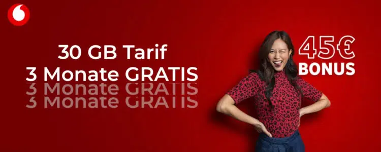 Gratis CallYa-Tarif von Vodafone dank Gutschein