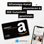 WhatsApp GEwinnspiel; 25€ Amazon.de-Gutschein