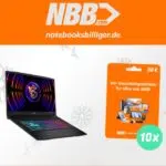 notebooksbilliger.de Gewinnspiel; MSI Katana 17