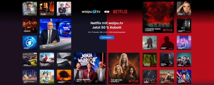 waipu.tv Netflix Oktober 2025