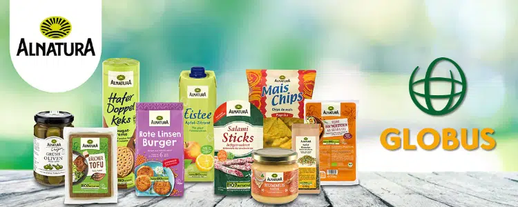 Alnatura-Produkte; Globus-Logo