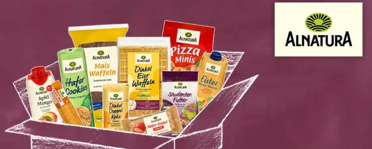 Snack-Paket; Alnatura-Logo oben links