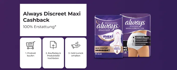 Always Discreet gratis testen