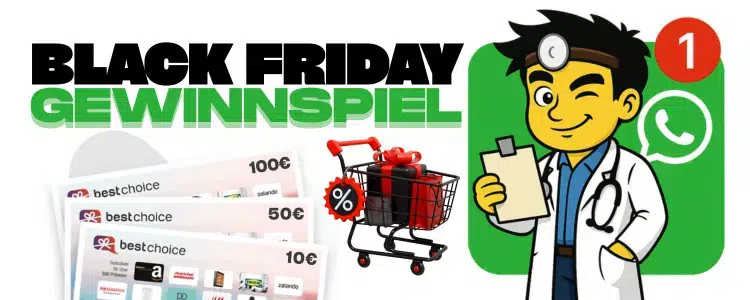 Black Friday Gewinnspiel von DealDoktor