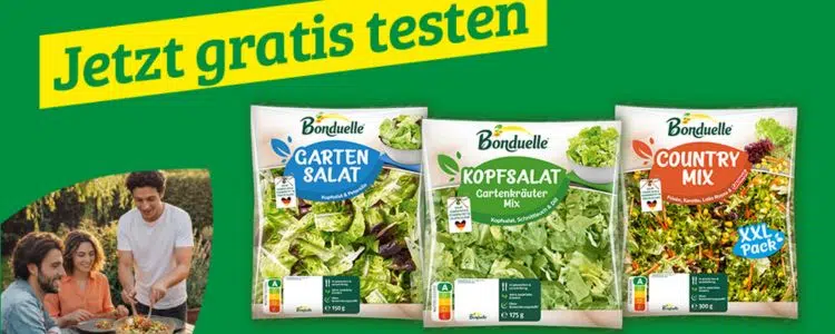 Bonduelle Salat gratis testen