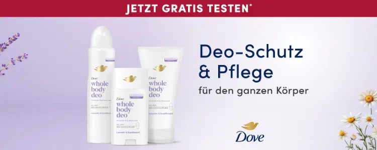 Dove Deo gratis testen