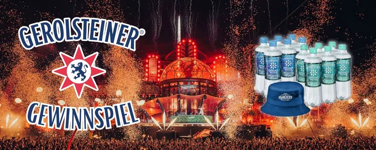 Gerolsteiner Gewinnspiel; Zwischenwasser Paket