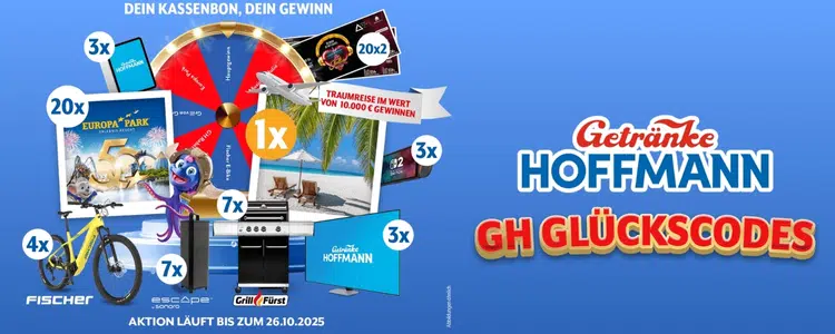 Getränke Hoffmann Gewinnspiel Glückscode