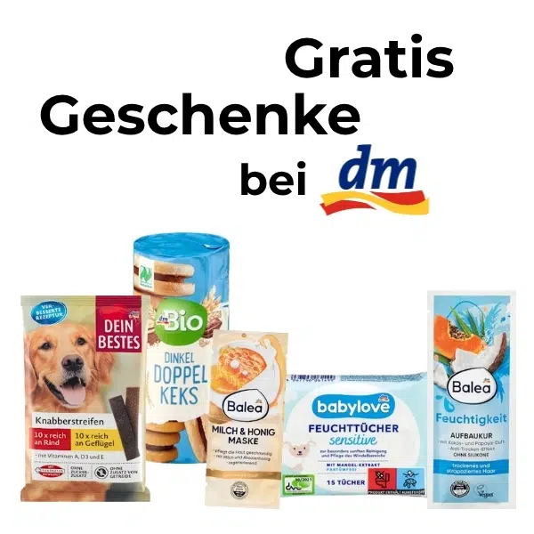 Gratis Artikel bei dm