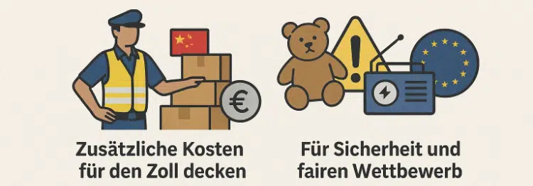 Gründe für Einführung einer Paket-Steuer