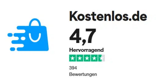 Trustpilot-Bewertung von Kostenlos.de