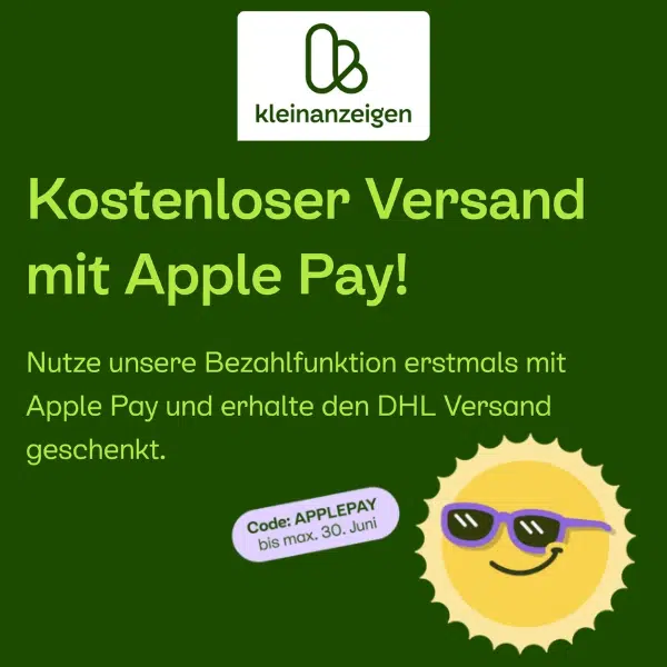 Kleinanzeigen Aktionscode Juli