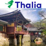 Thalia-Logo; koreanisches Gebäude