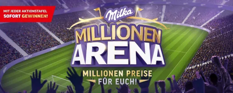 Milka Gewinnspiel Milka Millionenarena