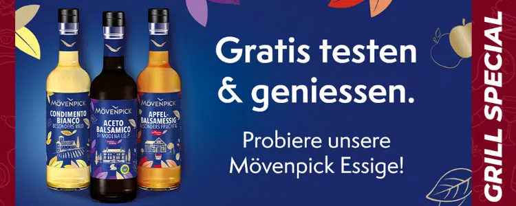 Essig von Mövenpick gratis testen