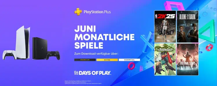 PS Plus Games Juni 2025 Übersicht