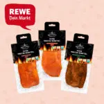 Steaks; Logo Rewe Dein Markt
