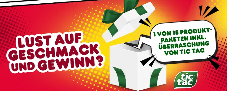 Tic Tac-Überraschungsbox