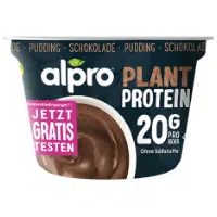 alpro plant protein pudding