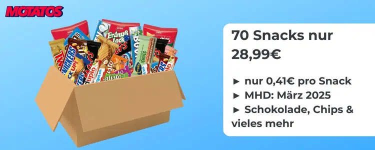 motatos Snackbox für 28,99€