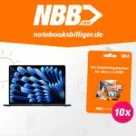 notebooksbilliger.de Gewinnspiel; Apple MacBook Air