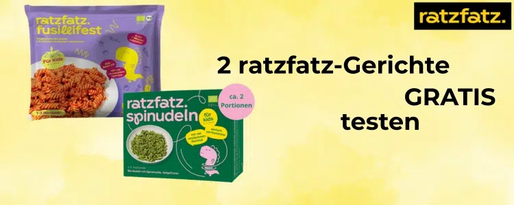ratzfatz Gerichte gratis testen