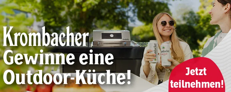 Krombacher Gewinnspiel Outdoor-Küche