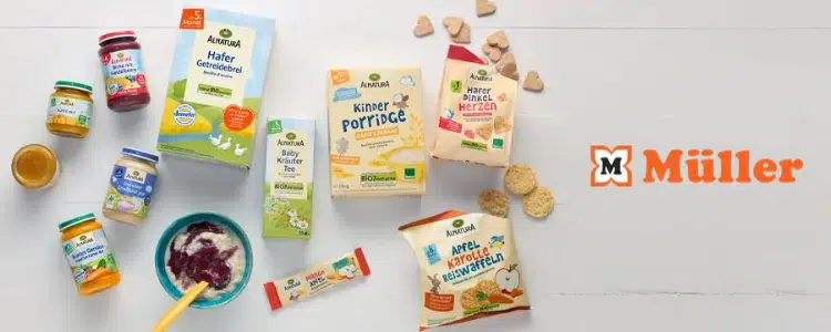 Alnatura-Produkte; Müller Logo