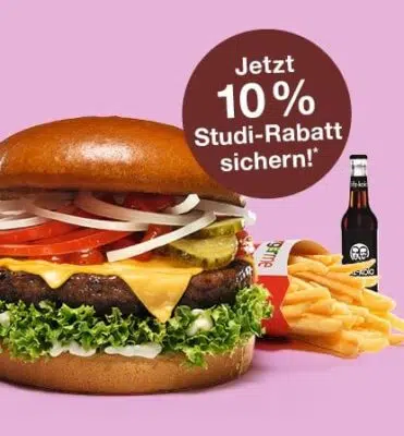 burgerme Studentenrabatt