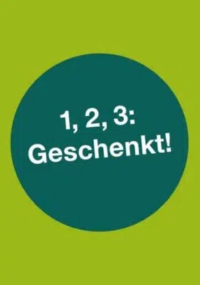 burgerme 1, 2, 3: Geschenkt!