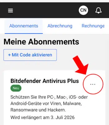 Bitdefender kündigen
