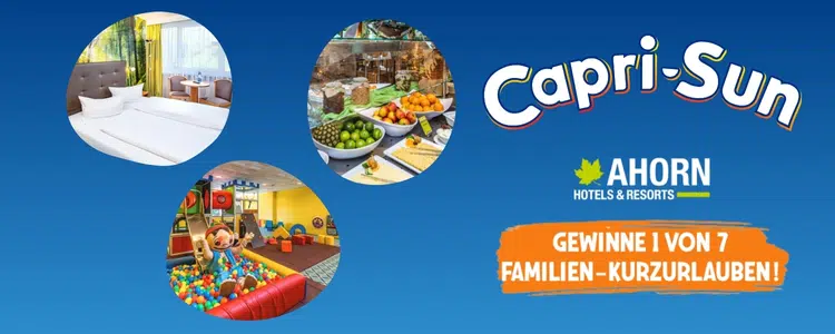 Capri-Sun Gewinnspiel AHORN Hotels & Resorts