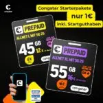 Congstar Starterpakete