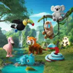 Dschungel-Plüschtiere