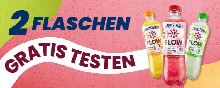 Gerolsteiner Flow gratis testen