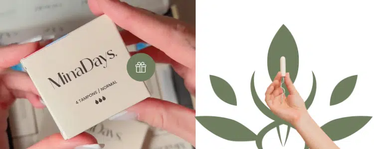 Gratis CBD-Tampons von MinaDays