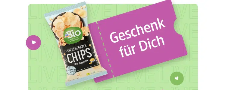Coupon für gratis Kichererbsenchips