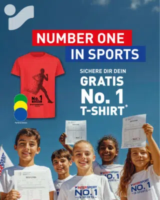 Gratis T-Shirt für 1 in Sport