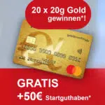50€ Mastercard-Bonus