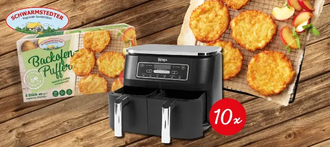 Ninja Airfryer; Backofen-Puffer von Schwarmstedter